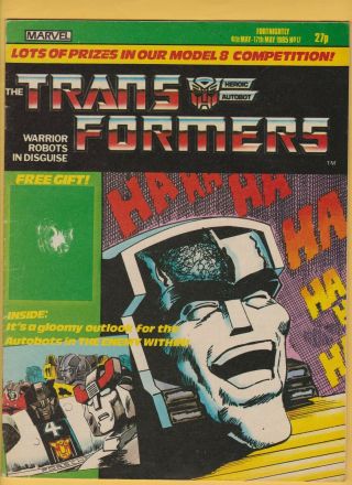 Marvel Uk The Transformers 17 (1985) British Weekly Comic
