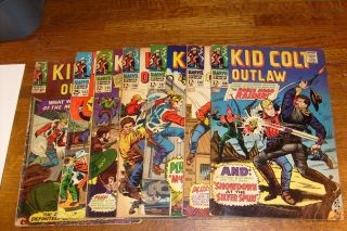 Kid Colt Outlaw 124,  132,  135,  136,  137,  138,  139