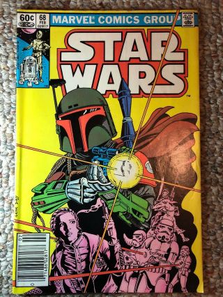 Star Wars 68 Boba Fett Cover Marvel Comics Group Key Issue