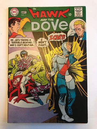 Hawk And Dove 1 & 2 — Dc Comics 1968 — 2nd Appearance Of Hawk & Dove — Nm