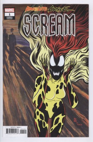 Absolute Carnage Scream 1 (2019) Vf Marvel Comics Variant 1:25 Allred Codex