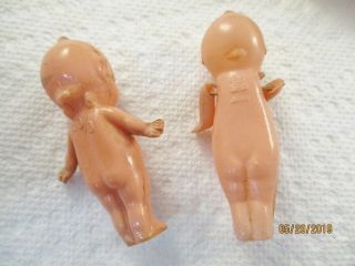 (1) TINY VINTAGE CELLULOID KEWPIE DOLL Japan & Plastic 10/0 Kewpie Doll 2