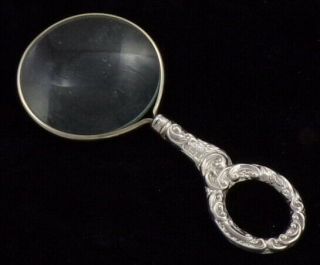 Magnifying Glass With Silver Handle For Neckchain Birmingham 1911
