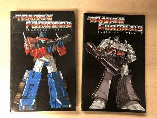 Transformers Classics Vol 1 2 3 4 5 Optimus Prime G1 Comic Tpb