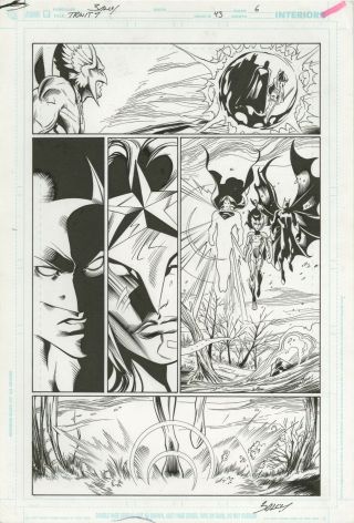 Trinity 43 Page 6 Art Mark Bagley/art Thibert 2009 Batman/superman Etc