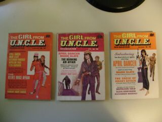 “the Girl From U.  N.  C.  L.  E.  Magazine” Volume 1,  Numbers 1,  2,  And 3.