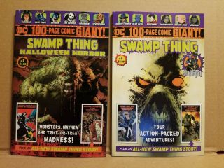 Dc 100 - Page Comic Giant Swamp Thing 1 (2019) Halloween Horror 1 (2018) Walmart