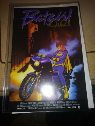 Batgirl 40 52 Purple Rain Dc Comics Batman Variant Cover Signed Babs Tarr
