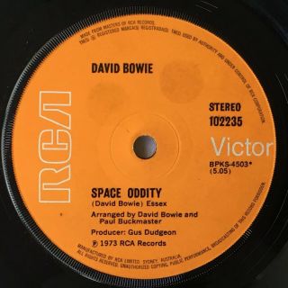 David Bowie - Space Oddity / The Man Who Tthe World - Oz 1973 Rca 7 " 45 Nm