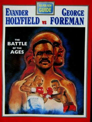 1991 Tvko Evander Holyfield Vs George Foreman Battle Of Ages 2 Ad