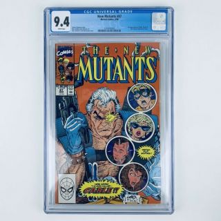 Mutants 87 - 1st Appearance Of Cable - Cgc 9.  4 - Near