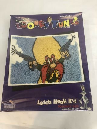 Looney Toons Yosemite Sam Vintage Latch Hook Kit 1994