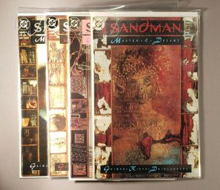 Sandman 4 1st Appearance Lucifer,  2,  3,  5 Neil Gaiman All Signed By Sam Kieth