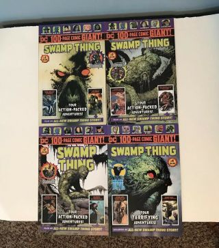 Swamp Thing 1,  2,  3,  4 100 Page Giant Walmart Exclusive 2019 Dc Comics Capullo