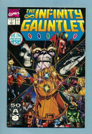 Marvel The Infinity Gauntlet Comic (1991) Issues 1 Never Read