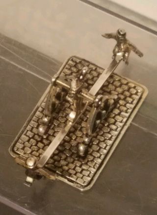 Antique Dutch sterling Silver Miniature Children On Seesaw.  RARE ESTATE FIND.  NR 5