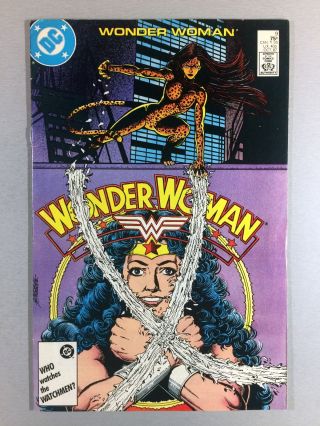 Dc Wonder Woman (1987) 9 Key Cheetah 1st Cover Movie Fn,  (6.  5) Ships