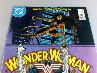 DC WONDER WOMAN (1987) 9 Key CHEETAH 1st Cover MOVIE FN,  (6.  5) Ships 2