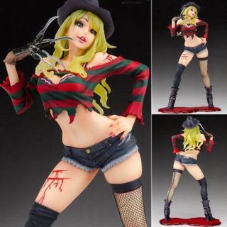Anime A Nightmare On Elm Street Women Freddy Krueger Pvc Figure No Box 26cm