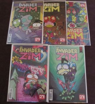 Invader Zim 26 27 28 29 30 Regular Cover Comic Book Set By Jhonen Vasquez