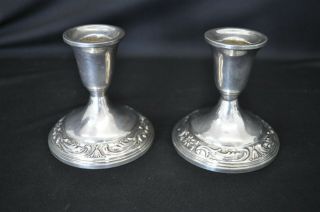 Towle Weighted Sterling Silver.  925 Candle Holders 598g Tableware Forks