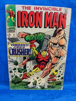 Marvel Comics The Invincible Iron Man 6 Vengeance Cries Crusher Comic Book