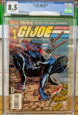 G.  I.  Joe Special 1 1995 Rare Spider - Man Mcfarlane Cover Swipe Cgc 8.  5