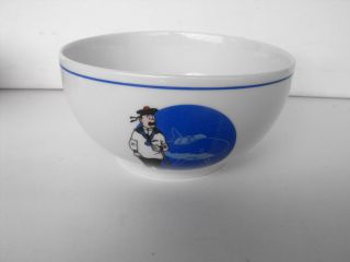 Rare Tintin And Snowy Porcelain Bowl The Secret Of The Unicorn France 1995