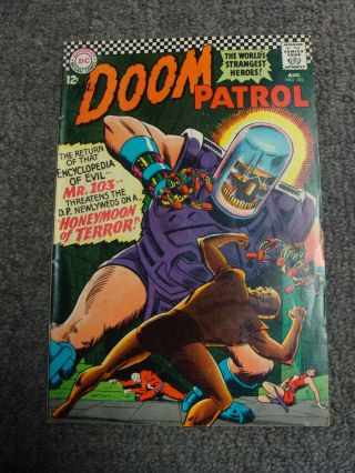 Doom Patrol 105 (1966) " Honeymoon Of Terror " Dc Comics