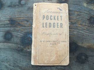 1950/51 John Deere Pocket Ledger Roberts Motor & Implement Co.  Benton Kentucky