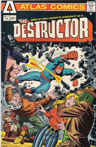 The Destructor 1 Nm 9.  4 Atlas Comics 1975 Ditko & Wood 1st Appearance Cgc It