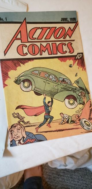 Action Comics 1 Reprint Appearance Superman 1987 Nestles Premium Nm Cond