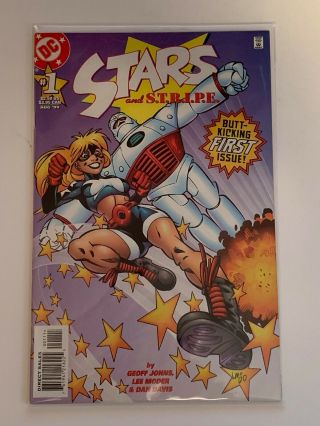 Stars and S.  T.  R.  I.  P.  E 0 - 14 DC Comic 1999 Stargirl Plus Superman For The Animals 3