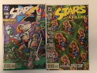 Stars and S.  T.  R.  I.  P.  E 0 - 14 DC Comic 1999 Stargirl Plus Superman For The Animals 4