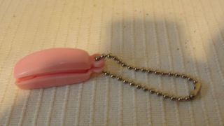 Small Pink Trimline Phone Key Chain