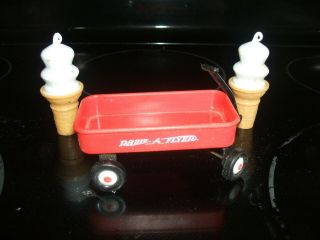 Dairy Queen Vintage toys 2 Whistles and a Radio Flyer Wagon 2