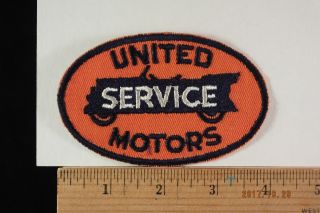 Vintage United Motors Service Embroidered Patch Embroidered 4 " - 2.  5 Sew - On