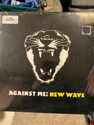 Against Me Wave Lp Yellow Vinyl Vg Look