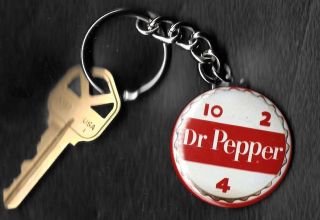 Dr.  Pepper Vintage Bottle Cap 10 2 4 Keychain Key Chain