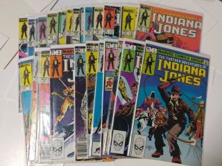 Marvel Indiana Jones 1 - 3 5 - 15 17 - 22 24 - 26 28 - 30 32 34 Nm Bagged And Boarded