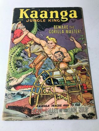 Kaanga Jungle King 14 Comic Book (ficton House,  1952),