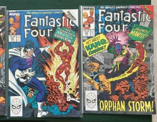 Fantastic Four 322 323 324 325 (mantis,  Kang,  Silver Surfer,  Inferno Crossover)
