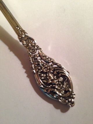 Reed & Barton FLORENTINE LACE Sterling Silver SUGAR SPOON - 6 - 1/8 