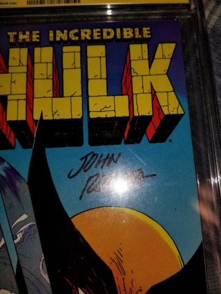 The Incredible Hulk 340 CGC SS 9.  4 Signed by Romita 3