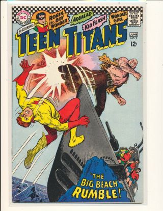 Teen Titans 9 - Nick Cardy Cover Fine,  Cond.