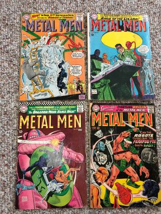 Metal Men Dc Comics 2,  23,  24,  27 Superman National Comics