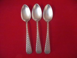 (3) 1847 Rogers Silverplate Demitasse Spoons,  1886 Dundee 16