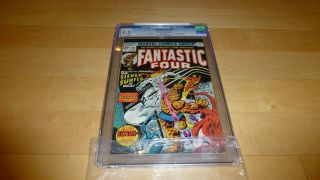 Fantastic Four 155 Cgc 9.  2 (1975,  Marvel Comics) Silver Surfer Dr.  Doom Cracked