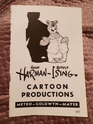 Hugh Harman & Rudolf Ising Cartoons - 1941 Advertisement