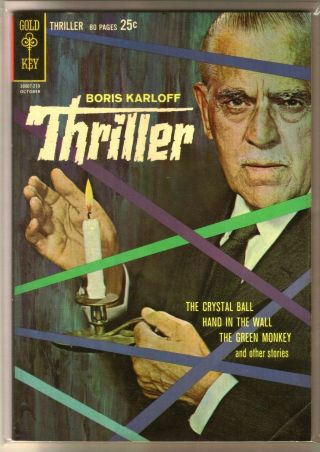 Boris Karloff Thriller 1 The Green Monkey Gold Key Comic Book Vg/fn